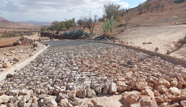 Travaux d&rsquo;aménagement des pistes au niveau de la Commune de Labsara à Oujda