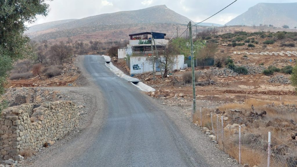 Travaux d&rsquo;aménagement des pistes rurales au niveau de la commune de Tafoughalt (Prov. Berkane)