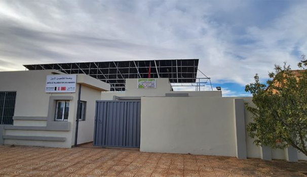 Aménagement et équipement de l&rsquo;unité de concassage des amandes de Labsara en énergie solaire